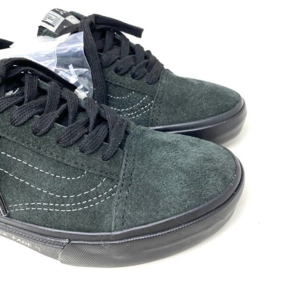 💖MEGA SALE💖VANS Bmx Old Skool Cuff Black Green Suede   Women’s  VN0A5JIPN42 - Picture 10 of 11